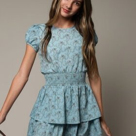 Tenly DIGITAL PRINT JEWEL-NECK