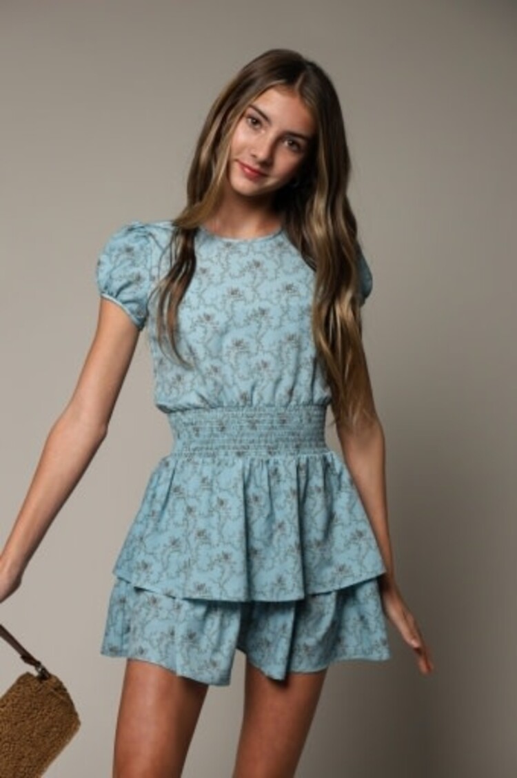 Tenly DIGITAL PRINT JEWEL-NECK