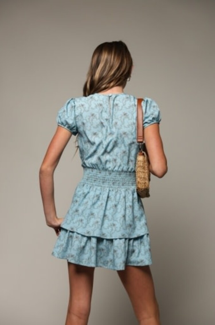 Tenly DIGITAL PRINT JEWEL-NECK