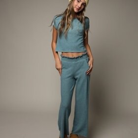 Tenly HACCI JERSEY SMOCKED-WAISTBAND PANTS