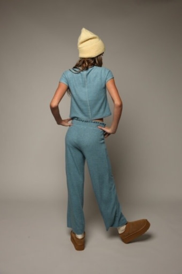Tenly HACCI JERSEY SMOCKED-WAISTBAND PANTS