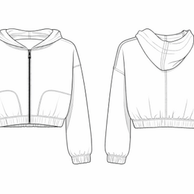Tenly Chocolate Lava French Terry Hoodie