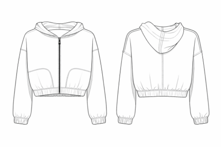 Tenly Chocolate Lava French Terry Hoodie