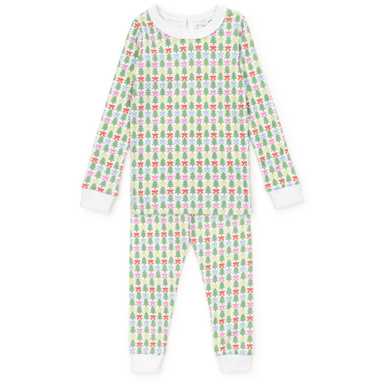 Lila + Hayes Tree Topper Bows Ava PJ Set