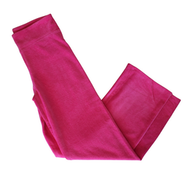 Paper Flower Carmin Rose Rib Velour Pants