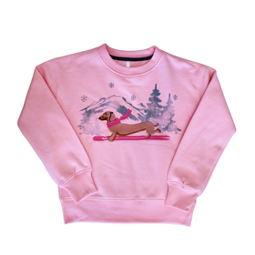 Sweet Soul Dachshund Ski Embro Sweatshirt