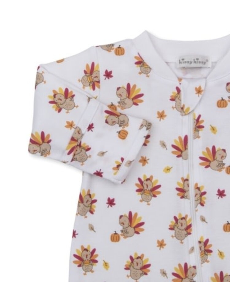 Kissy Kissy footie w/ zip prt