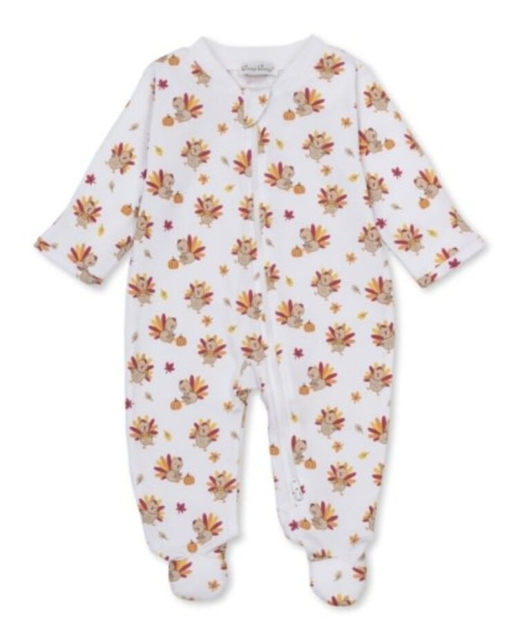 Kissy Kissy footie w/ zip prt