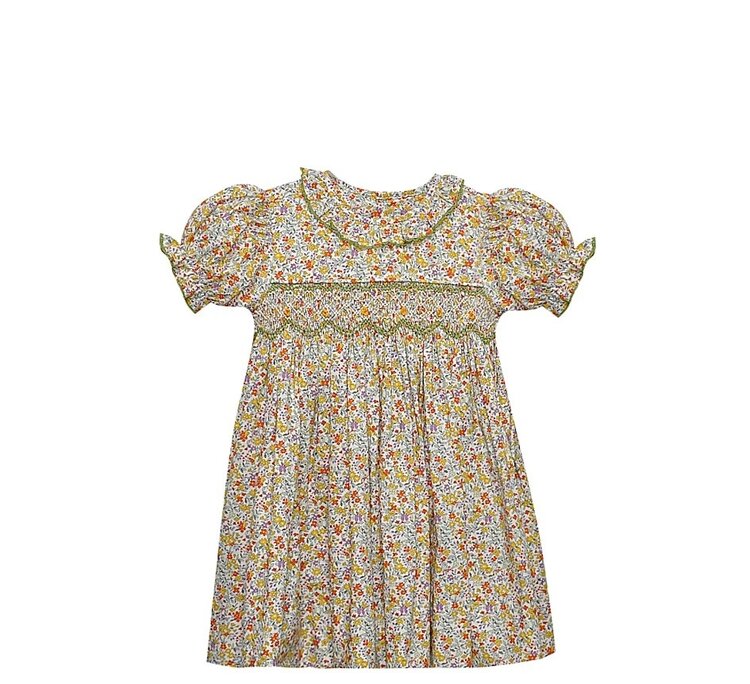 Remember Nguyen Yellow Flower Juliette Dress