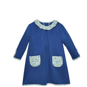 Remember Nguyen Blue Flower Gemma Dress
