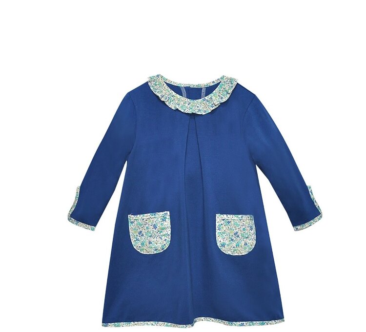 Remember Nguyen Blue Flower Gemma Dress