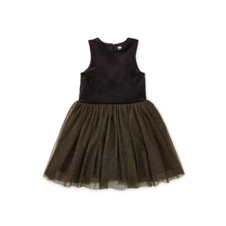 Tea Collection BLACK VELOUR + TULLE BALLET DRESS