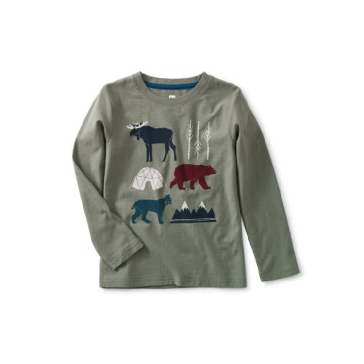 Tea Collection FOREST FRIENDS GRAPHIC TEE