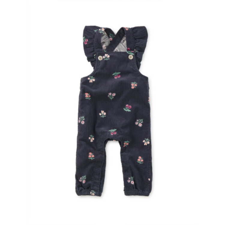 Tea Collection MIDNIGHT POSY CORDUROY OVERALLS