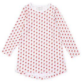 Lila + Hayes Whimsical Santa Berkeley Dress