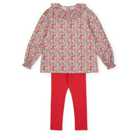 Lila + Hayes Floral Noel Emma Legging Set