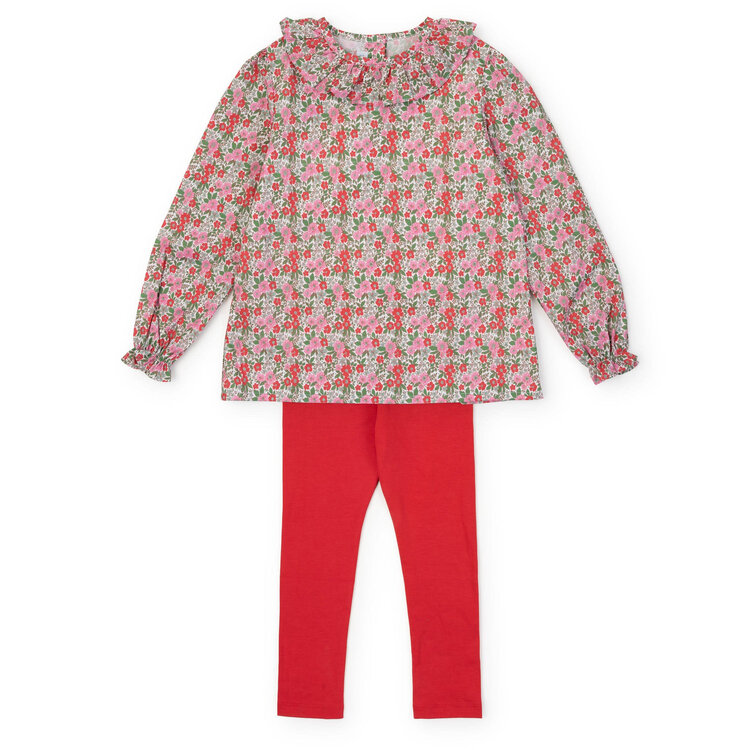 Lila + Hayes Floral Noel Emma Legging Set