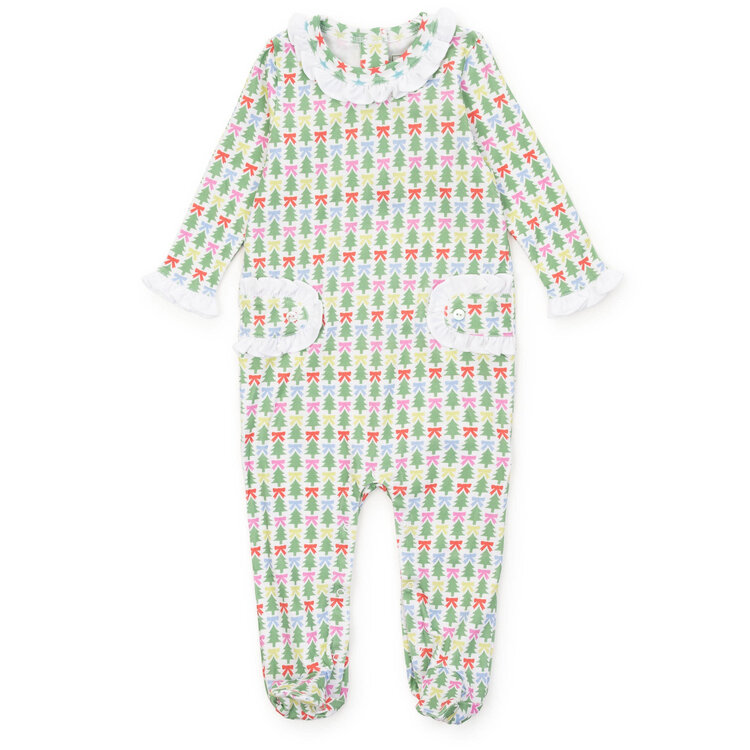 Lila + Hayes Tree Topper Bows Lucy Romper