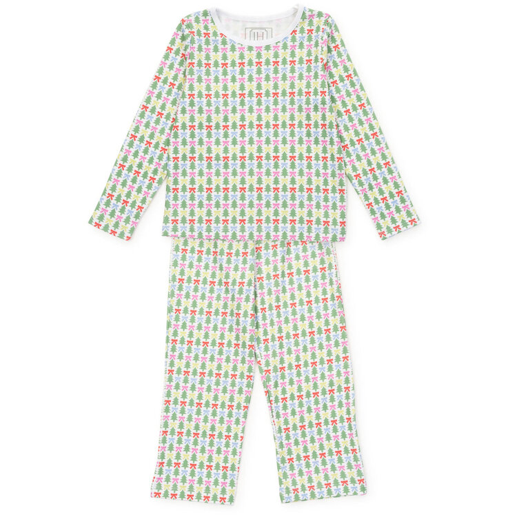 Lila + Hayes Tree Topper Bows Millie Pant Set
