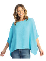 JESS & JANE Over sized Poncho Top Emld