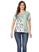 Parsley and Sage Adele S/S Pocket Top