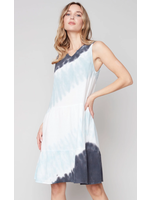 Charlie B TIe-Dye Bubble Cotton Dress