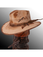 American Hat Makers Desolation Distressed Wide Brim XL