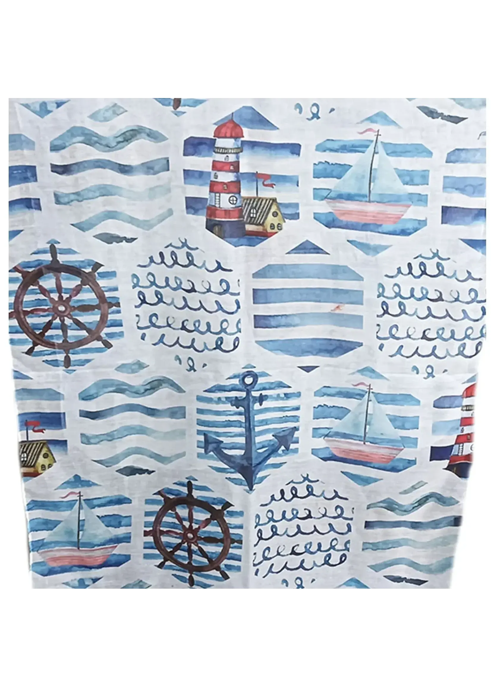 ABW DESIGNS Nautical Blue Scarf