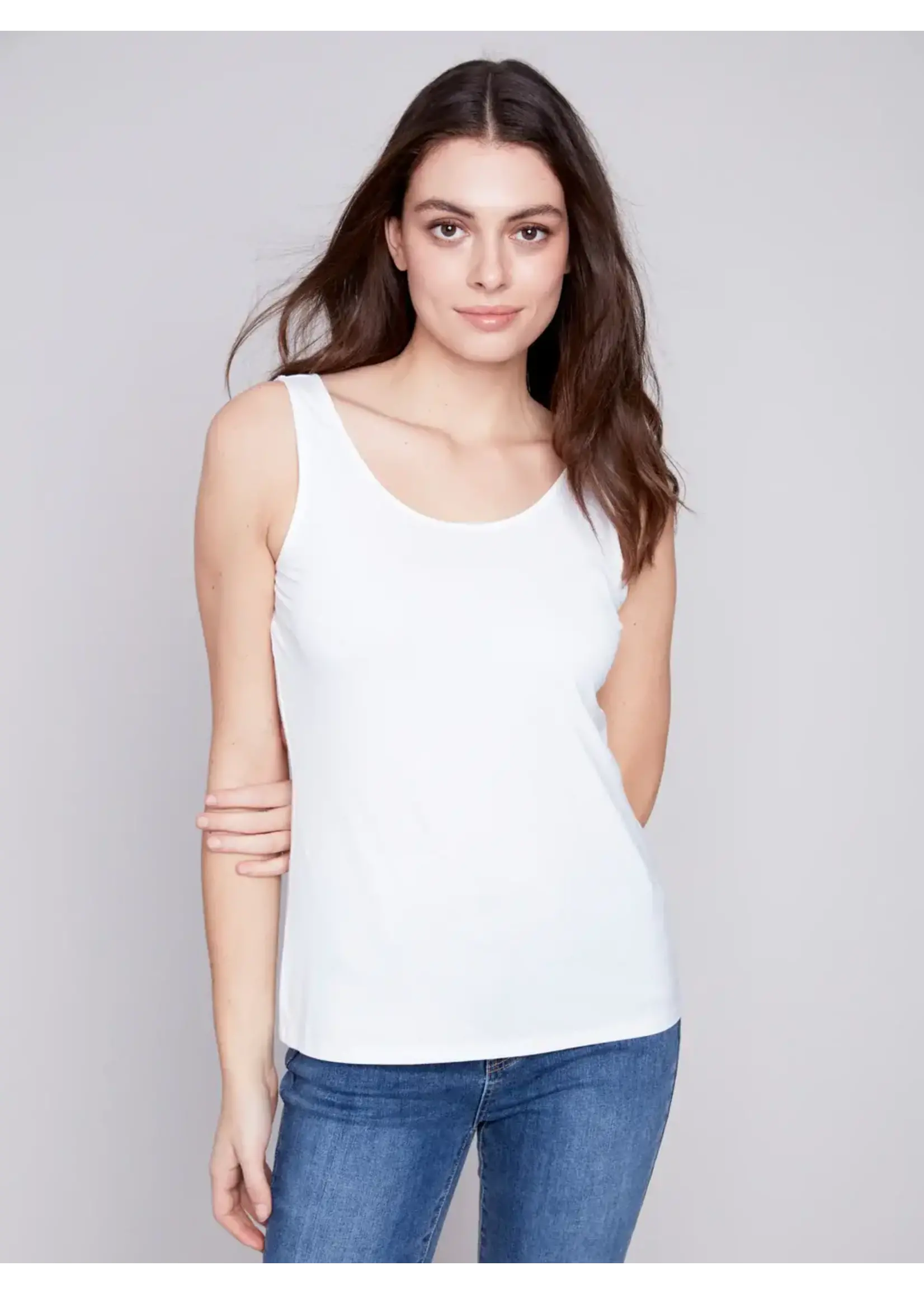 Charlie B Bamboo Cami Basil