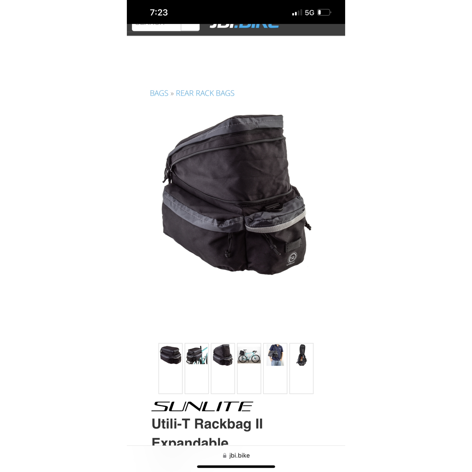 BAG Utili-T Rackbag II Expandable