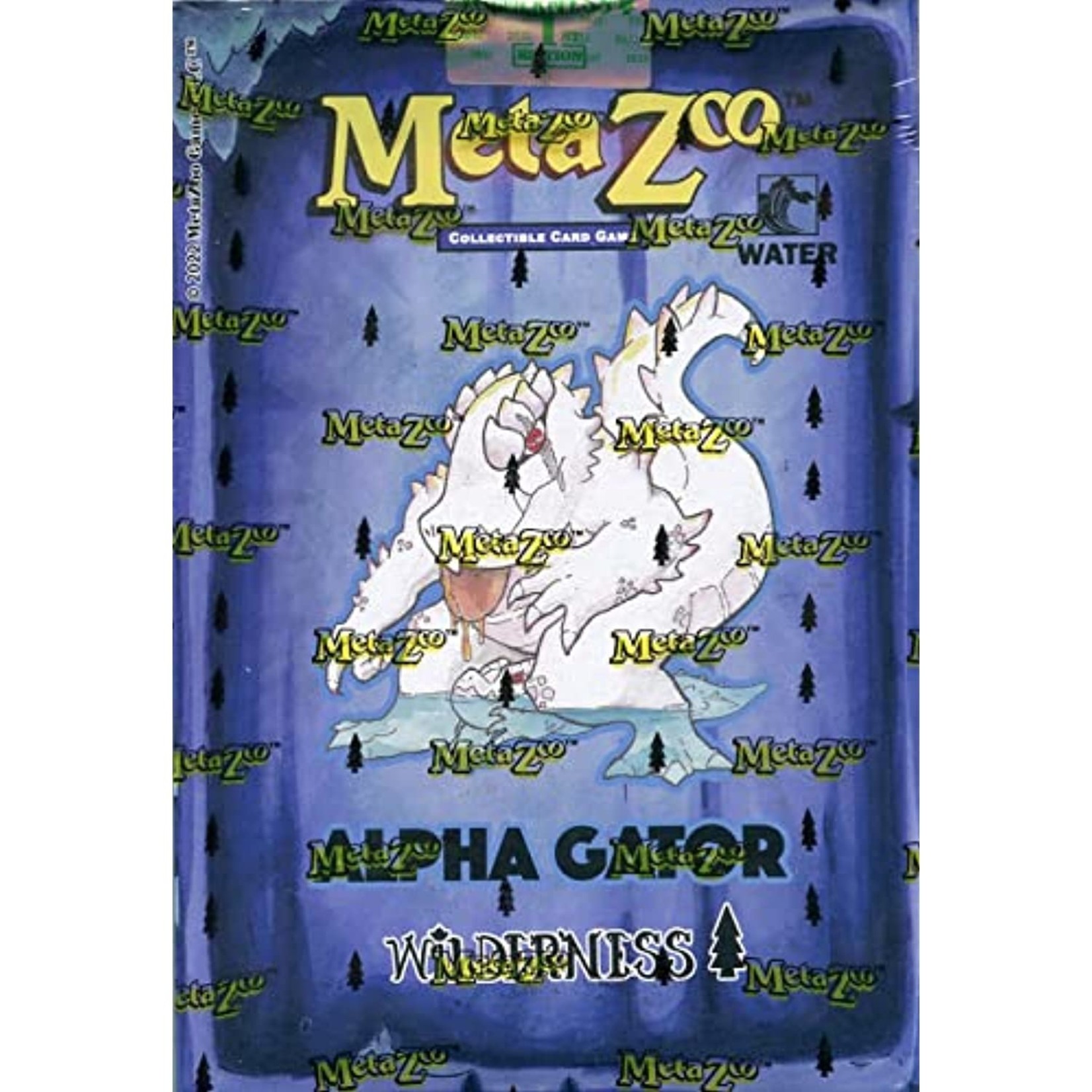 MetaZoo MetaZoo Trading Card Game Cryptid Nation Base Set Alpha Gator Wilderness Theme Deck [1st Edition]