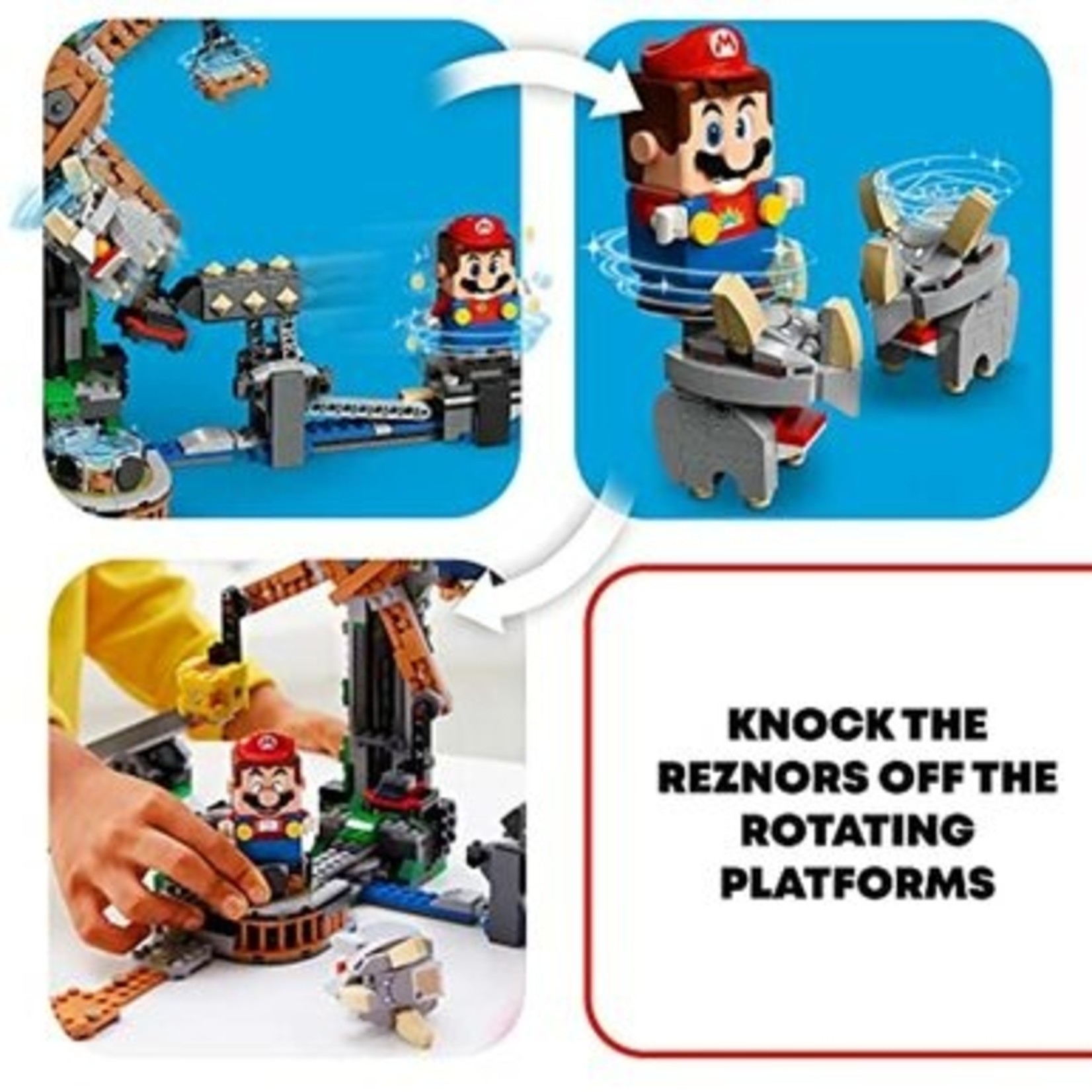 LEGO LEGO Super Mario Reznor Knockdown Expansion Set 71390