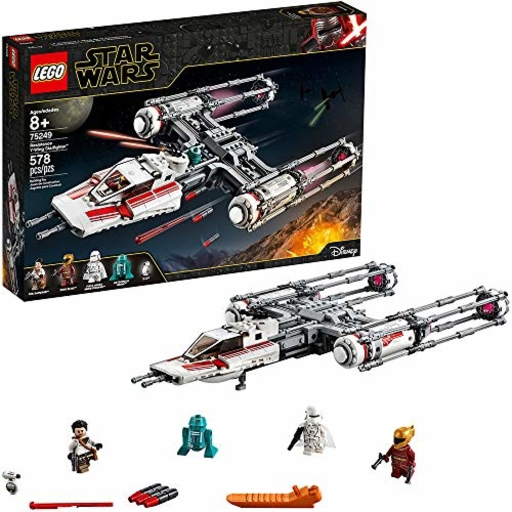 LEGO LEGO Star Wars: The Rise of Skywalker Resistance Y-Wing Starfighter