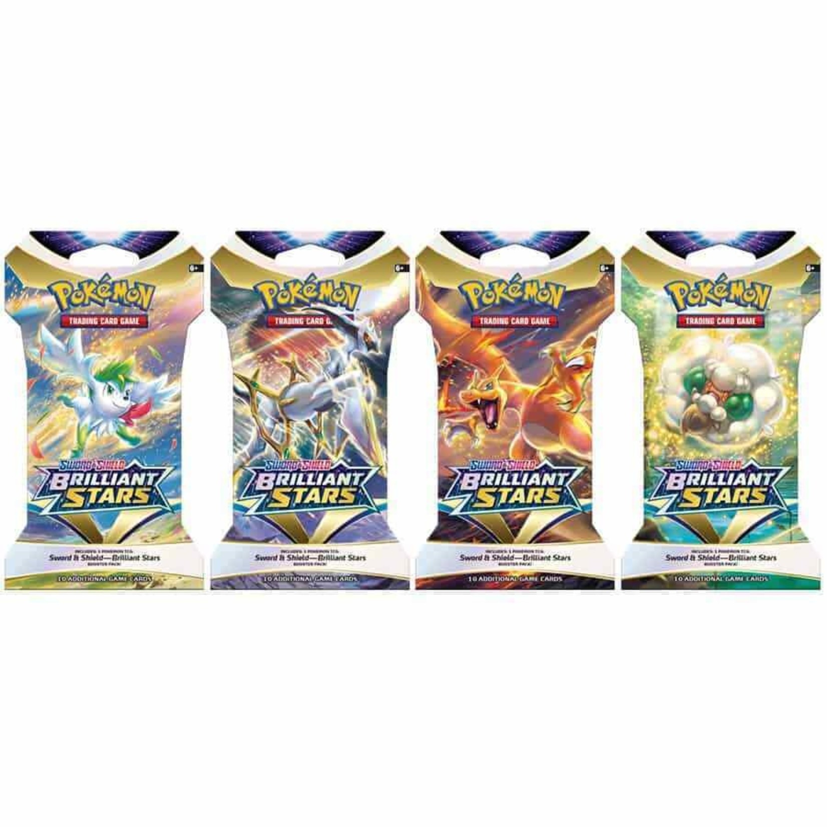 Pokémon Pokémon TCG: Brilliant Stars Sleeved Booster Pack (10 Cards)