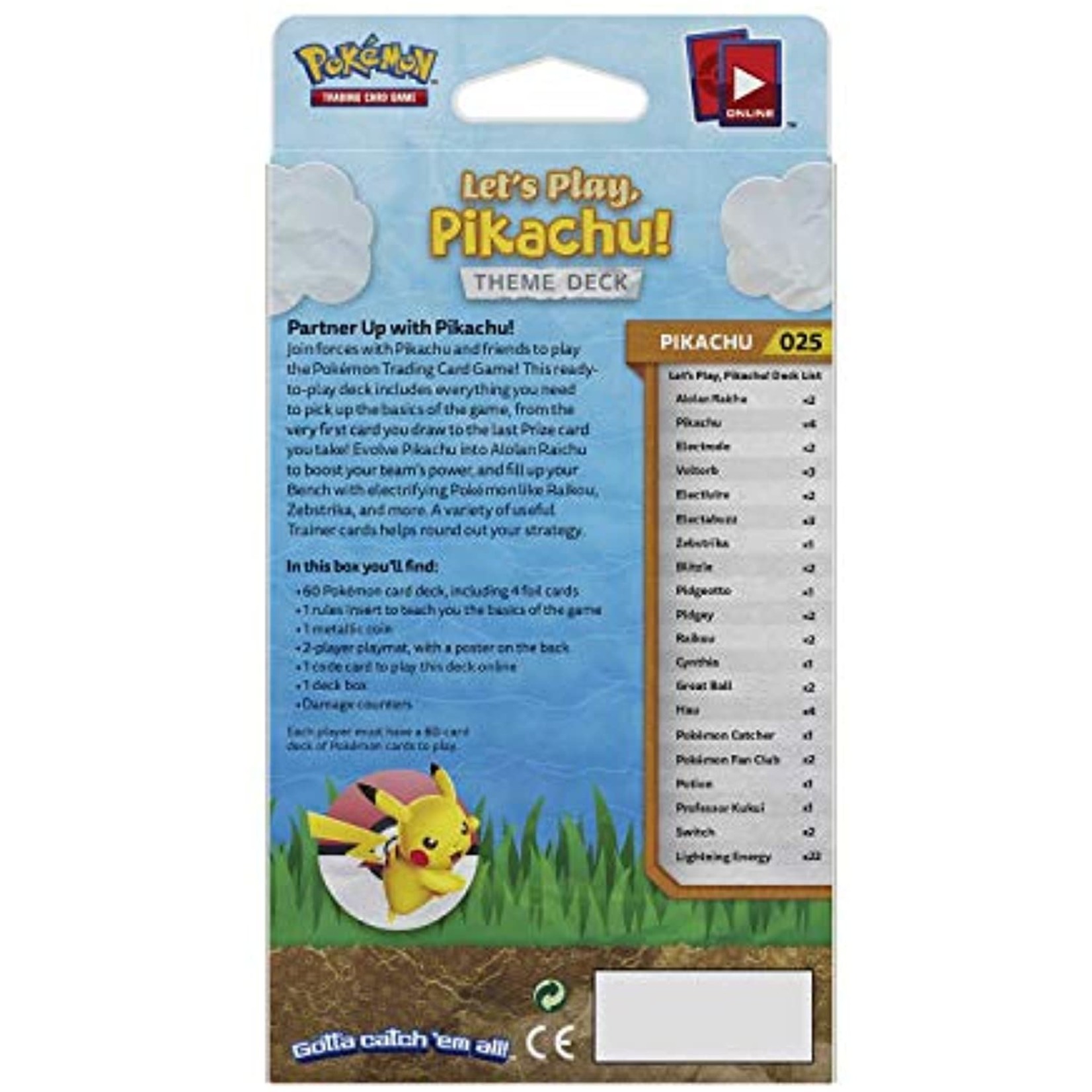 Pokémon Pokémon TCG: Let's Play, Pikachu! Theme Deck