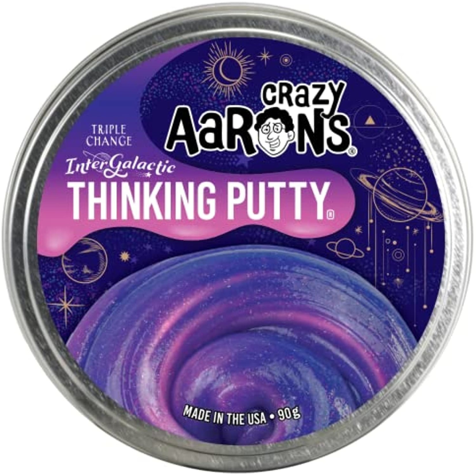 Crazy Aaron's Crazy Aaron's Intergalactic - Full Size 4" Thinking Putty Tin