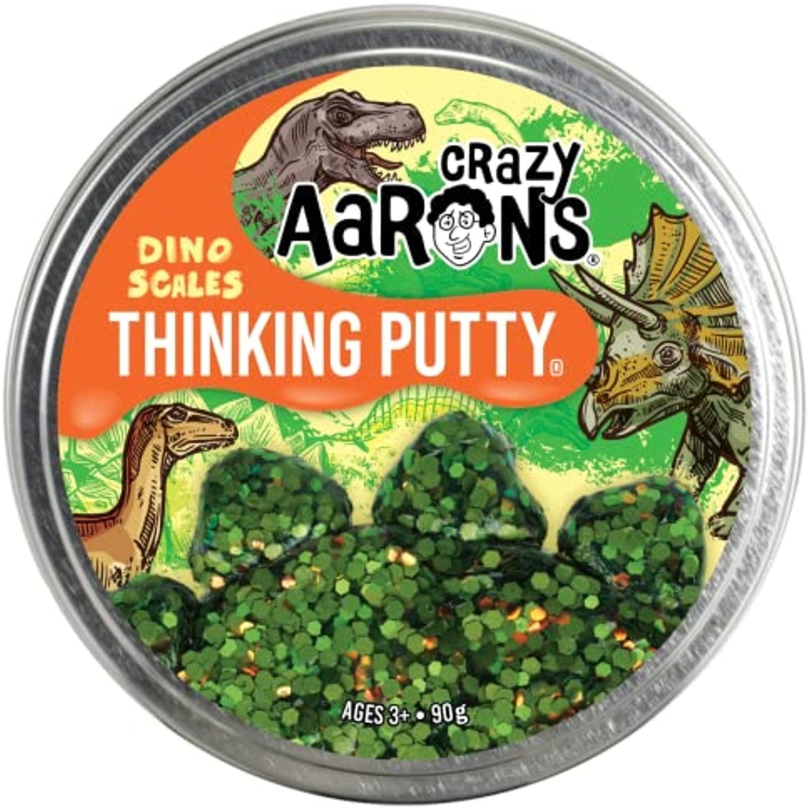 Crazy Aaron's Crazy Aaron's Dino Scales - Full Size 4" Thinking Putty Tin