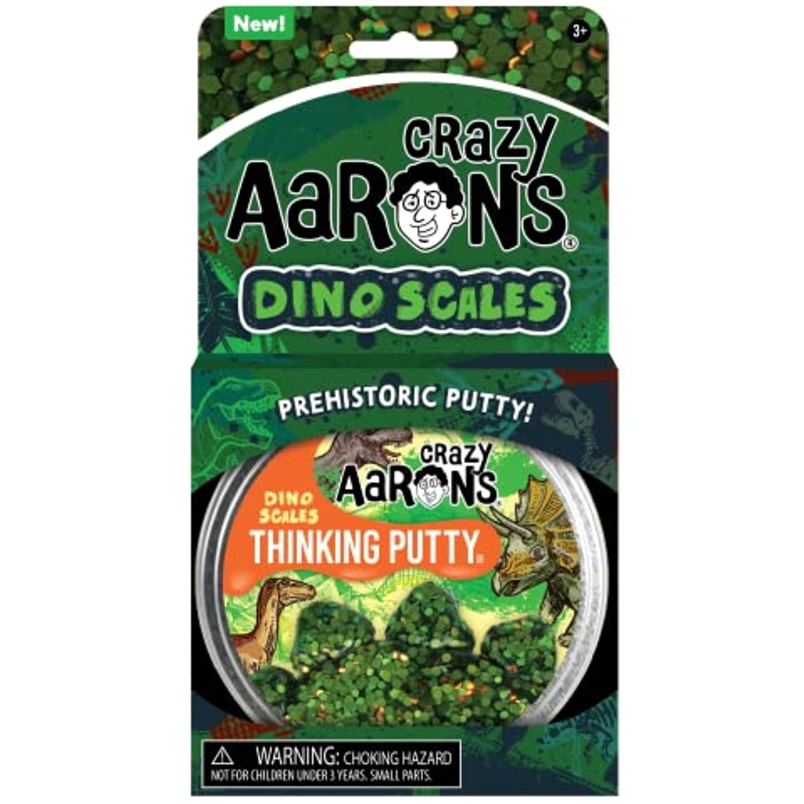 Crazy Aaron's Crazy Aaron's Dino Scales - Full Size 4" Thinking Putty Tin