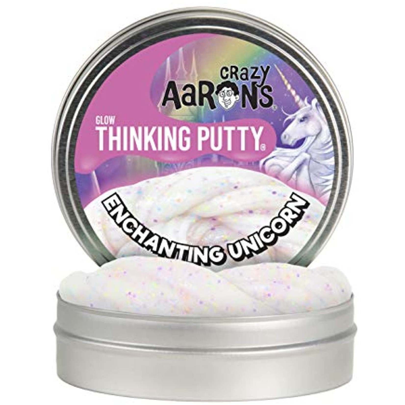 Crazy Aaron's Crazy Aaron's Enchanting Unicorn - Full Size 4" Thinking Putty Tin