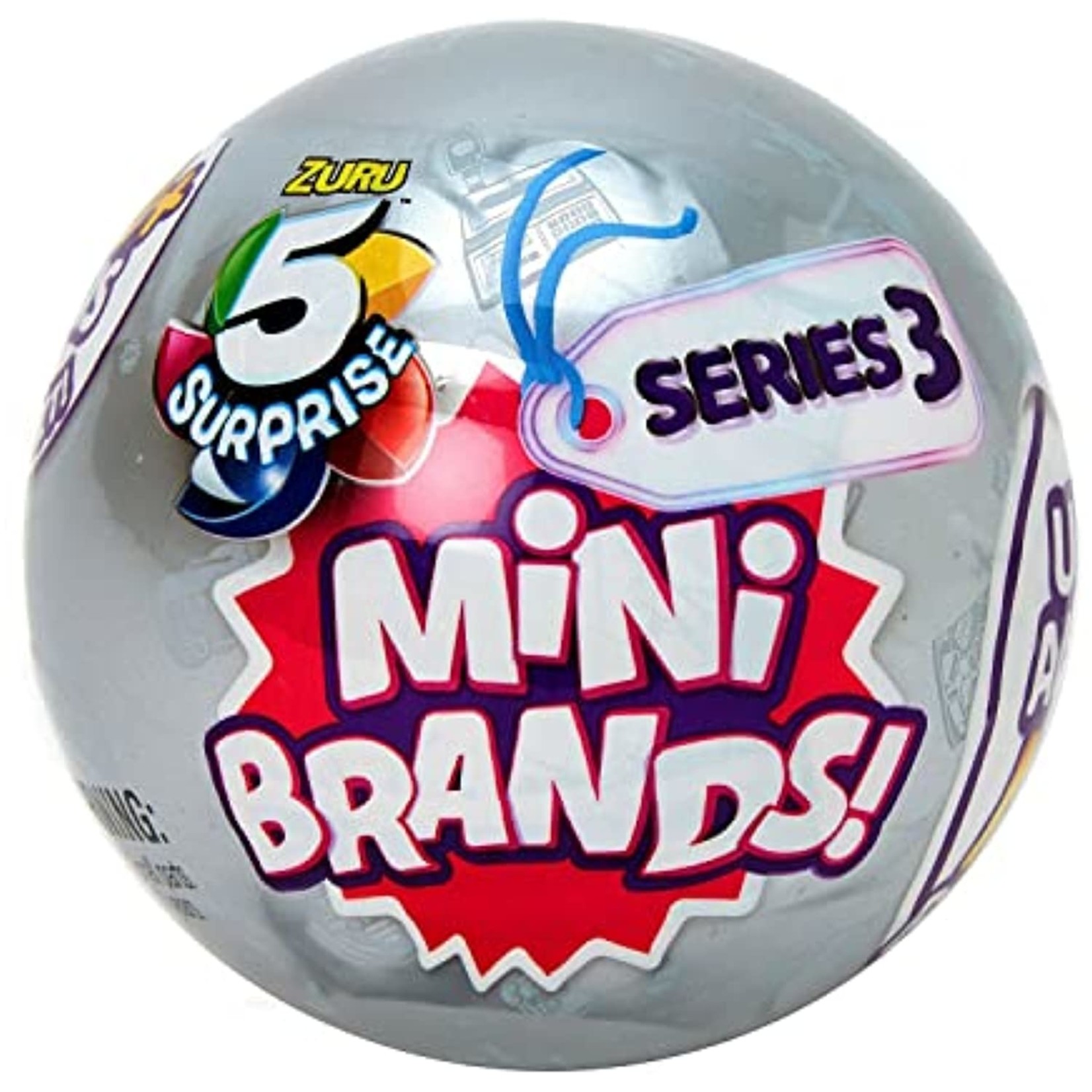 5 Surprise 5 Surprise Mini Brands Series 3 Mystery Capsule