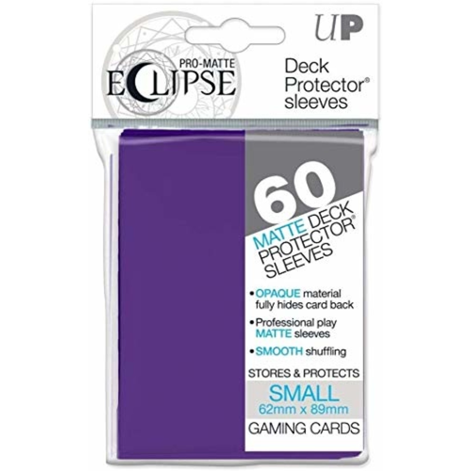 Eclipse Small Pro Matte Sleeves (60 Pack), Royal Purple