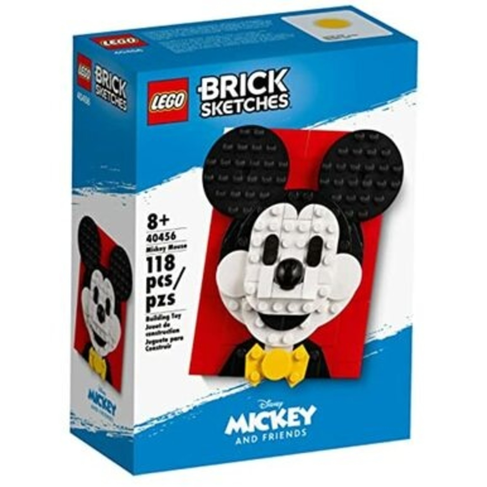 LEGO LEGO EGO Brick Sketches: Mickey Mouse (118 pcs)