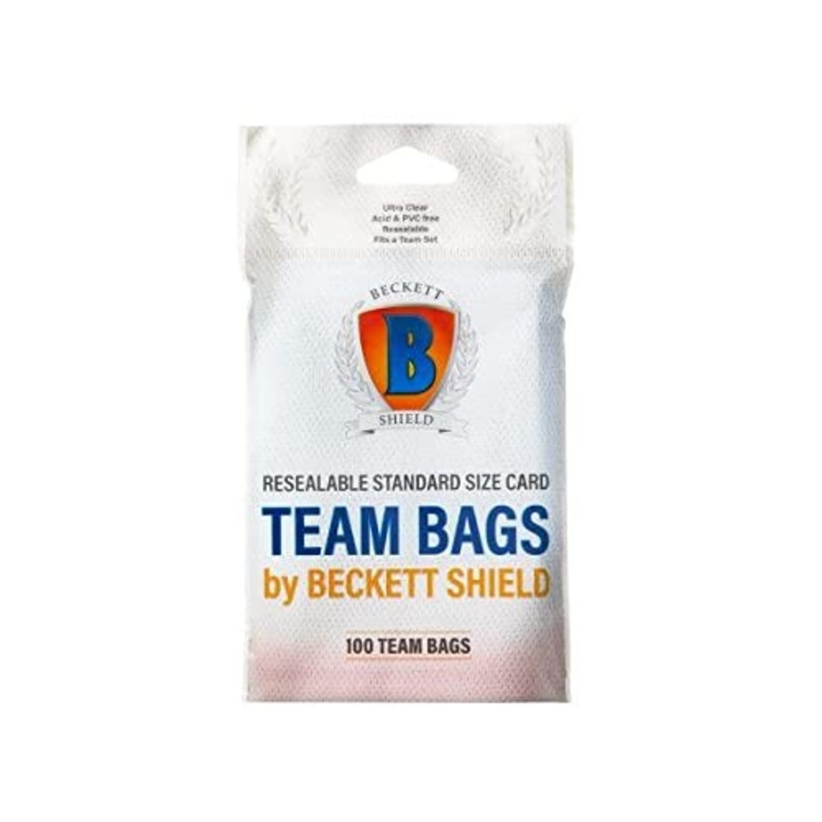 BECKETT CARD SLEEVES TEAM BAGS RESEALABLE - Rocket City Toys