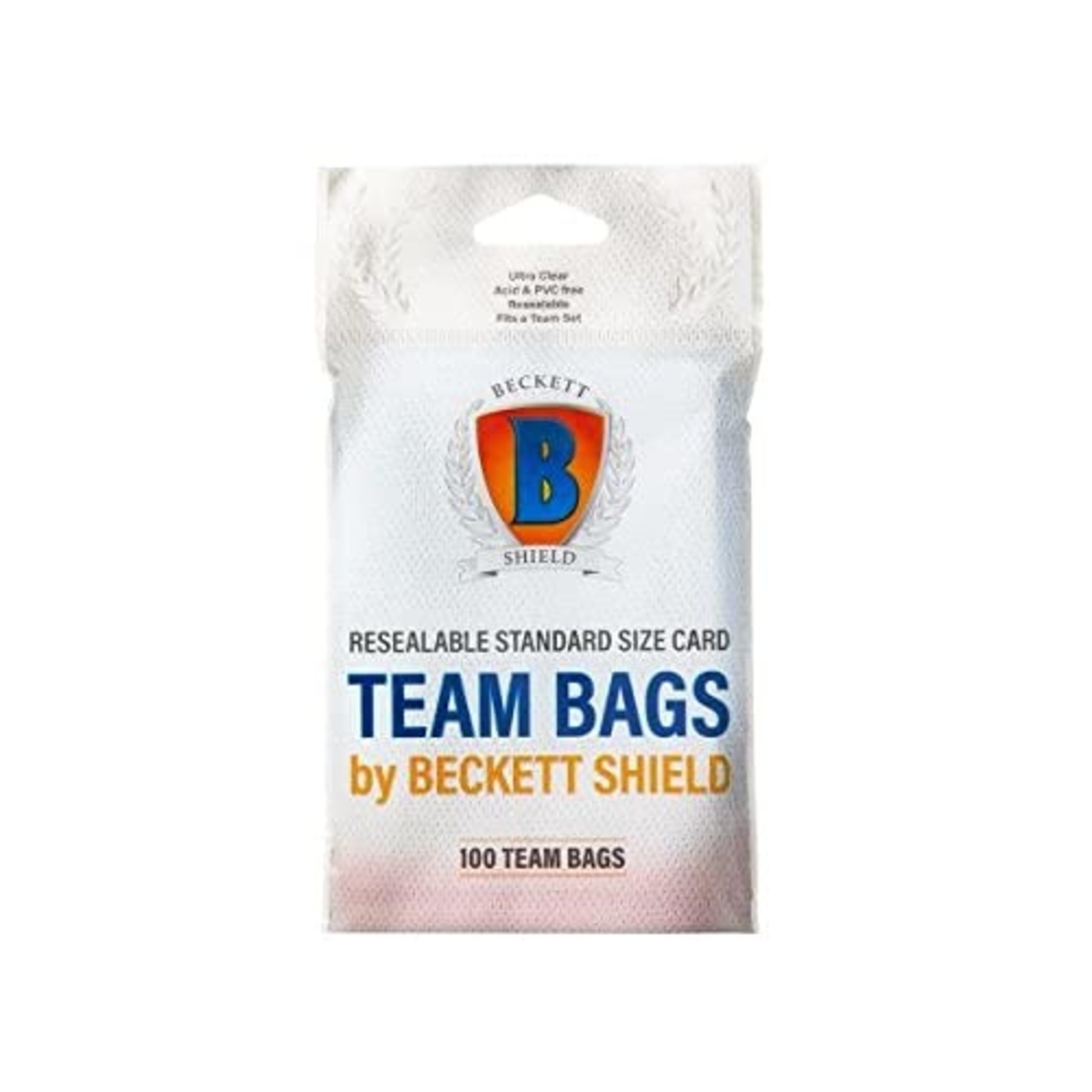 Beckett Shield Beckett Shield Resealable Team Bags 100 Count