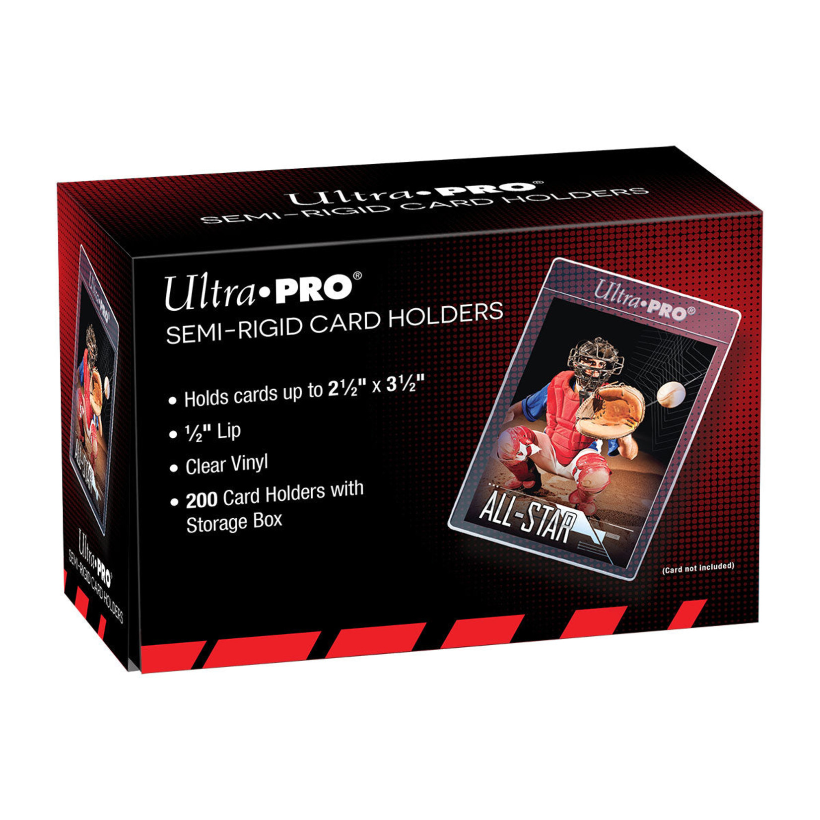 Ultra Pro Semi-Rigid 1/2" Lip Sleeves 200ct
