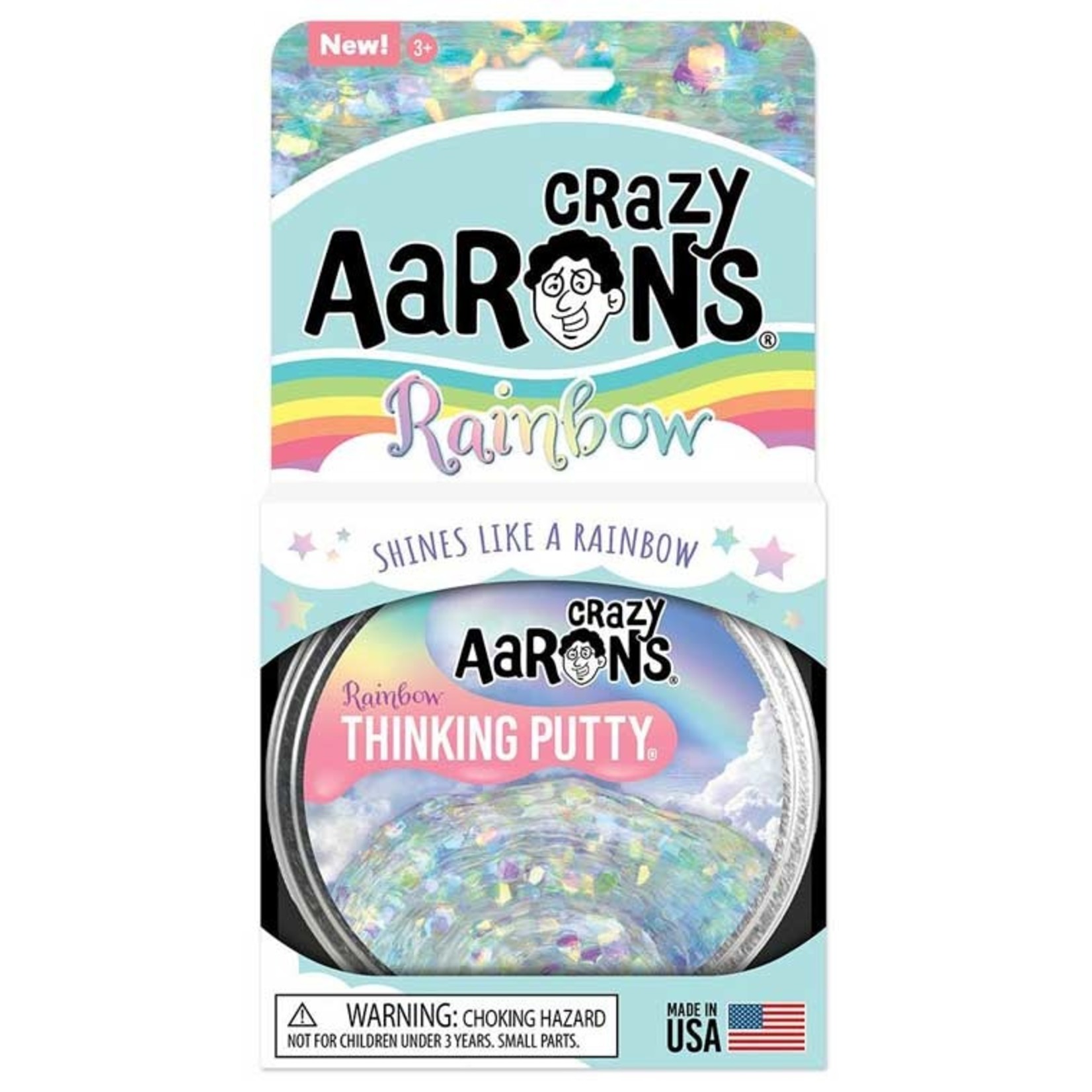 Crazy Aaron's Crazy Aaron's Rainbow - Full Size 4" Thinking Putty Tin