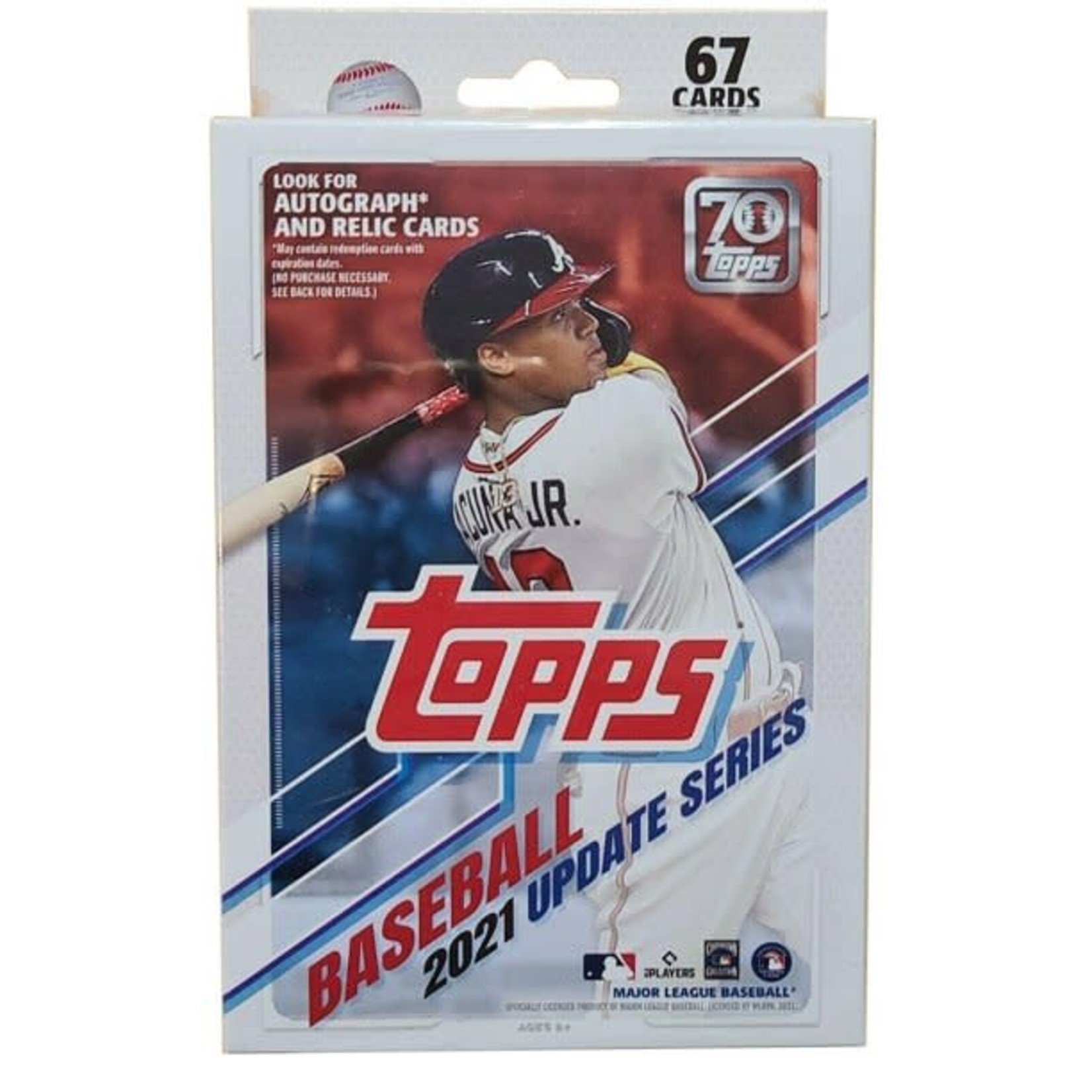 2021 Topps Baseball Update Series Hanger Box (67 Cards)