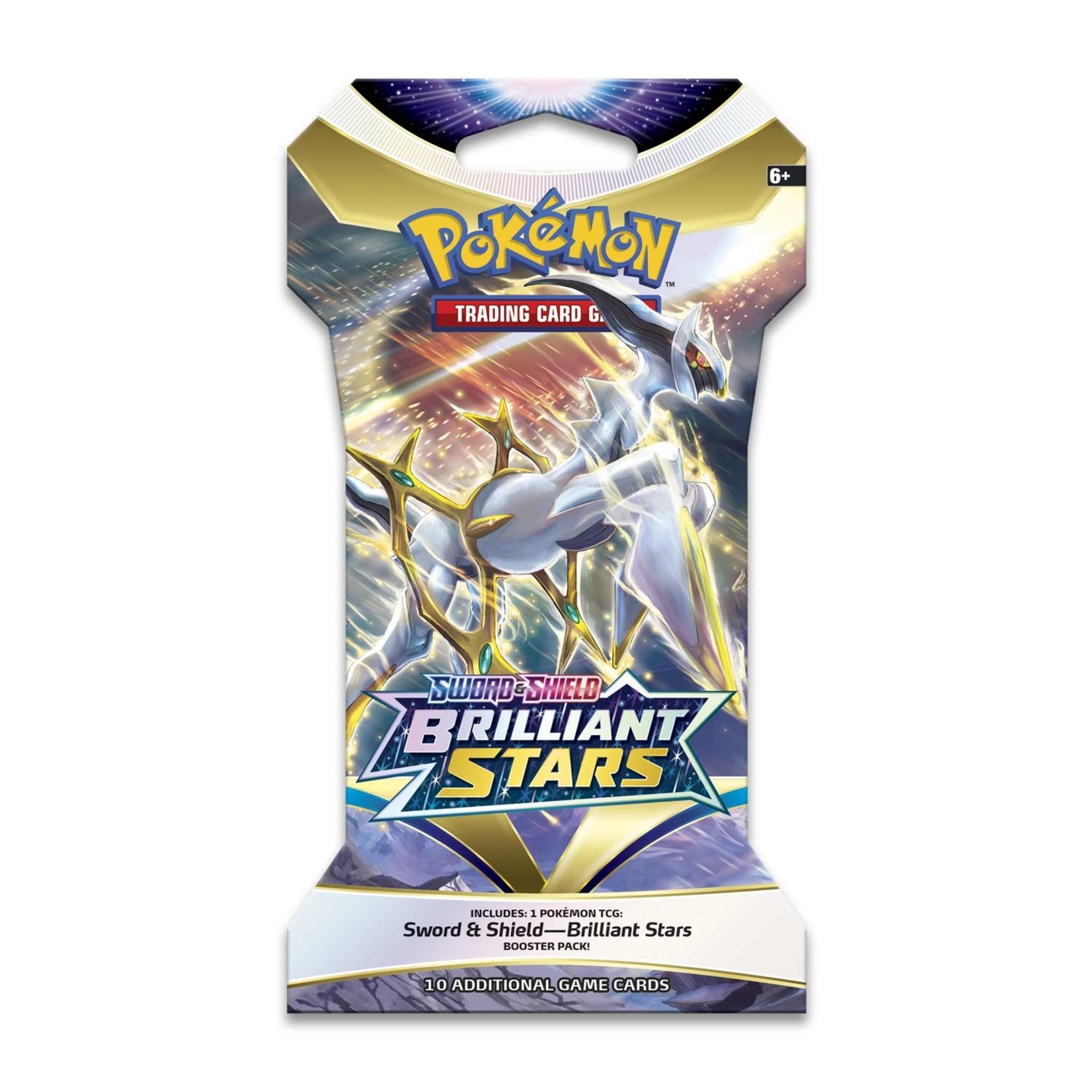 Pokémon TCG: Brilliant Stars Sleeved Booster Pack (10 Cards) - Rocket City  Toys