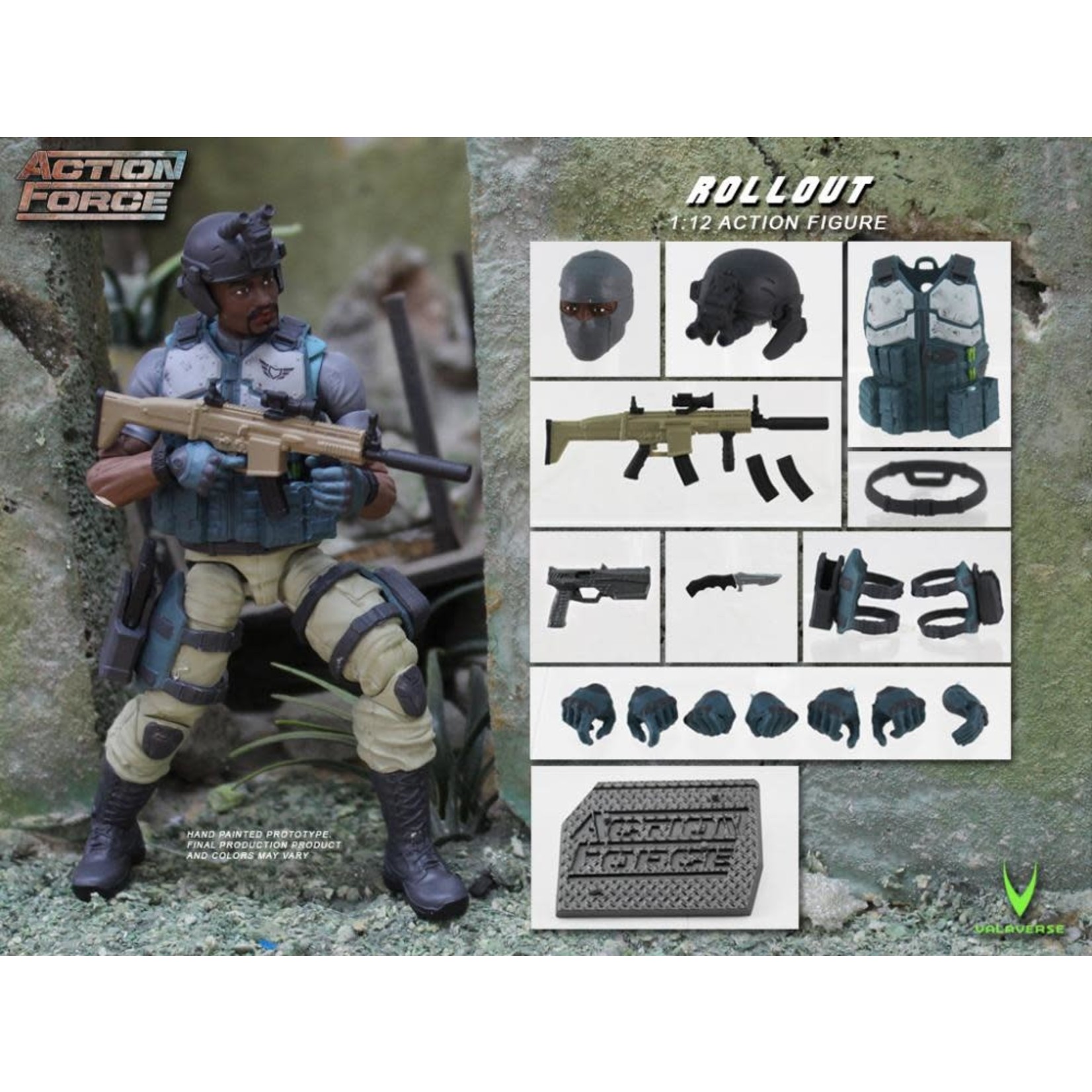 ACTION FORCE - 1:12 (6) Scale Military Action Figures by Valaverse —  Kickstarter