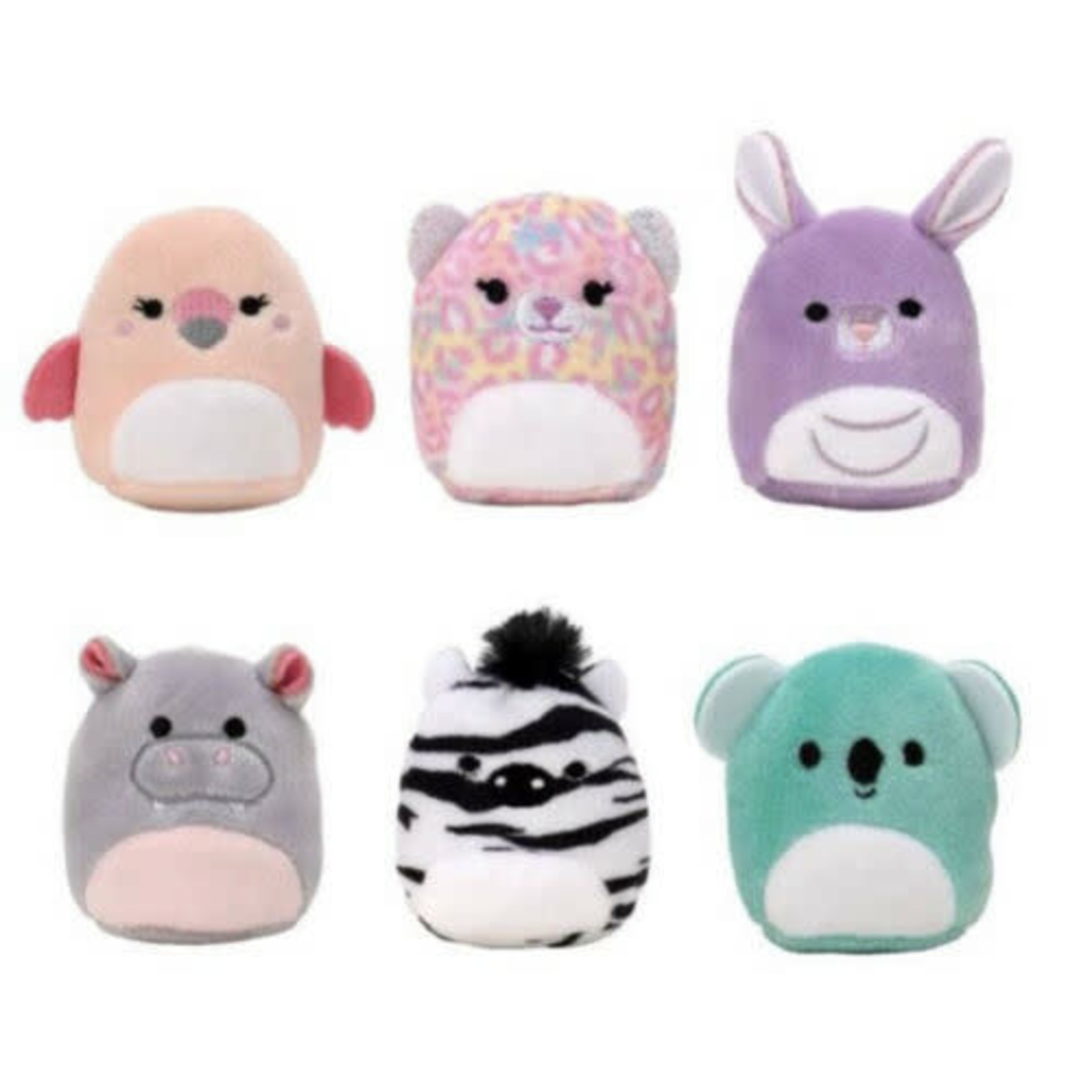 Squishville by Squishmallows 2-Inch Mini-Plush 6-Pack